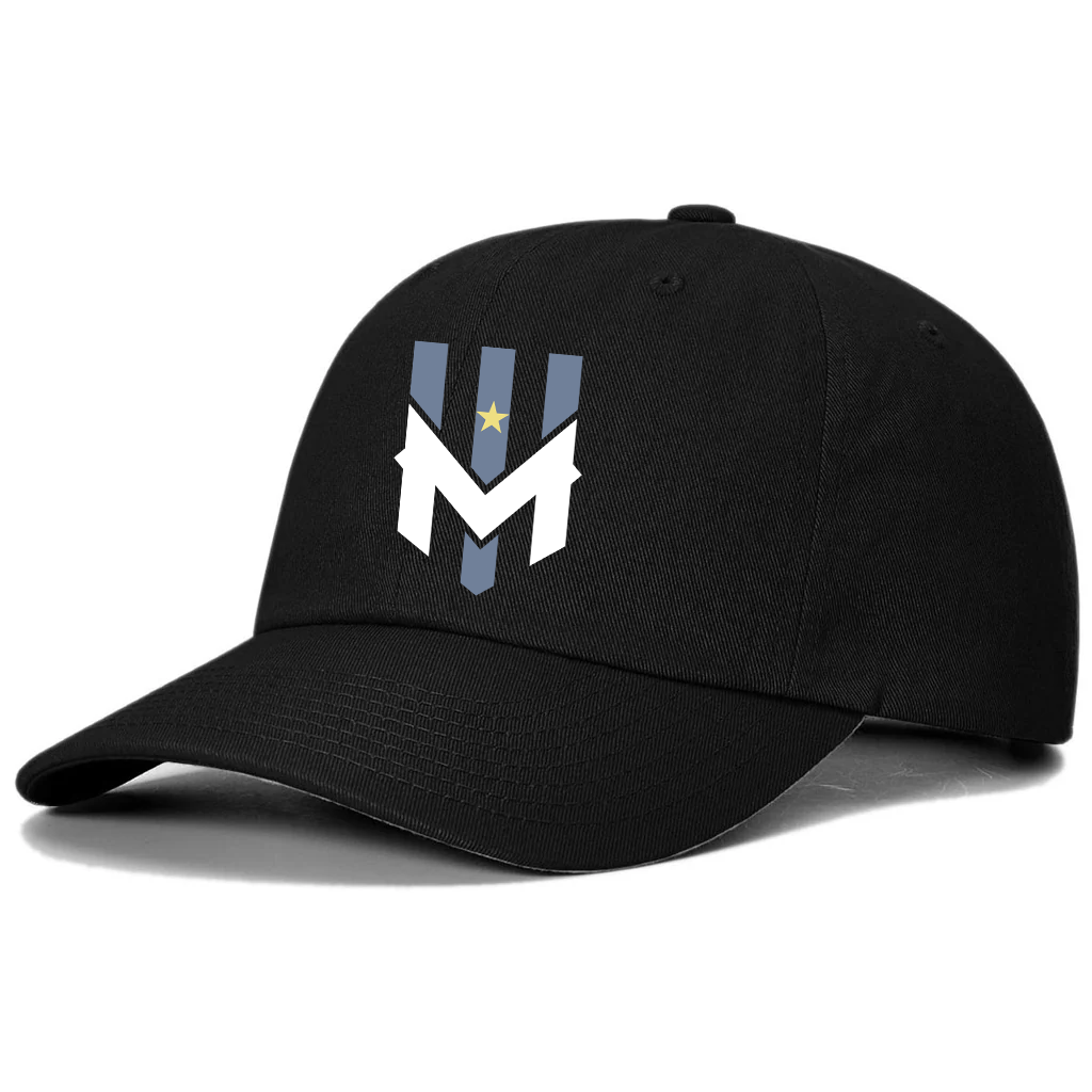 Wind Chill Champions Richardson 252 Dad Hat 3D Logo - Black