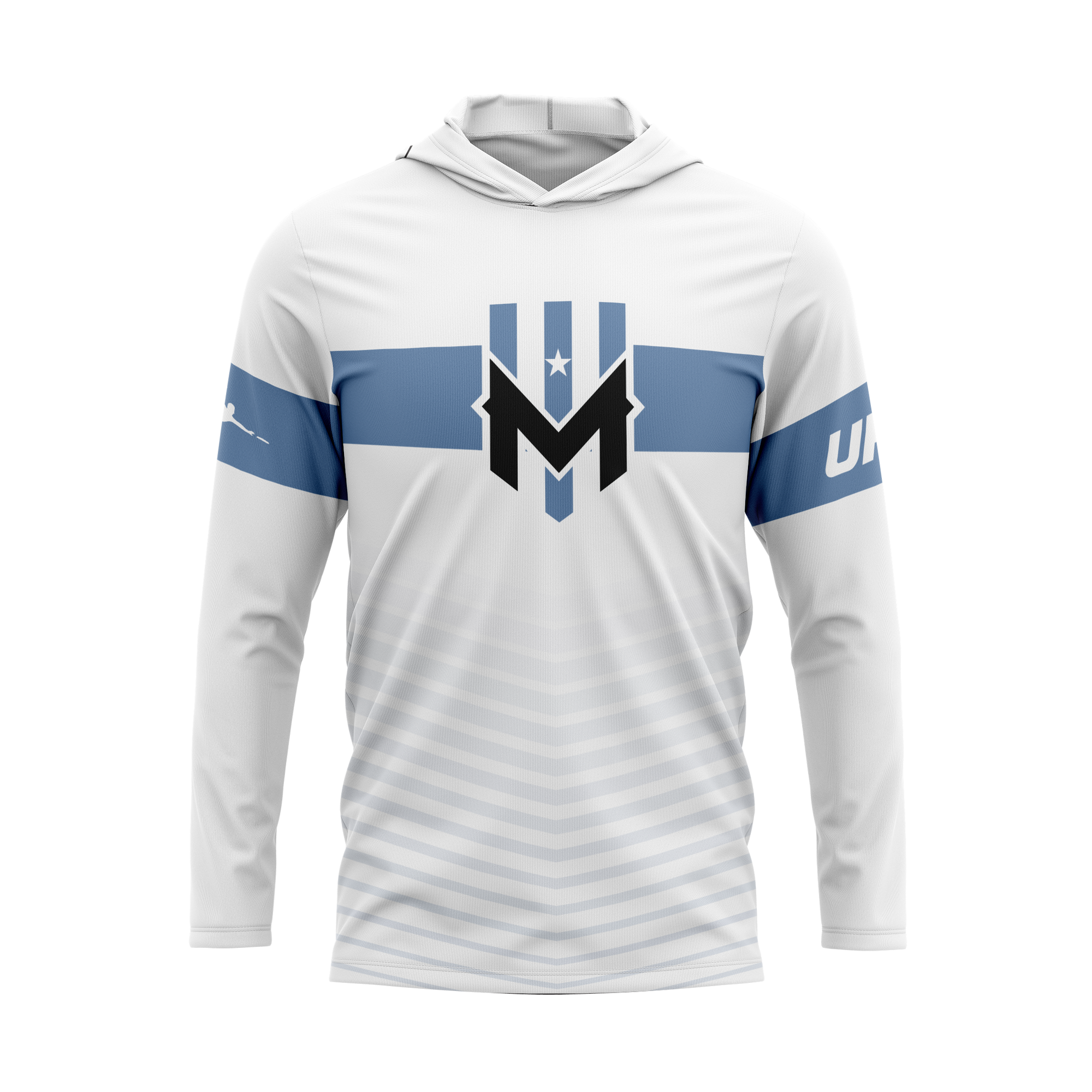 Wind Chill BE Ultimate Taiga Sun Hoodie -  White Stripe