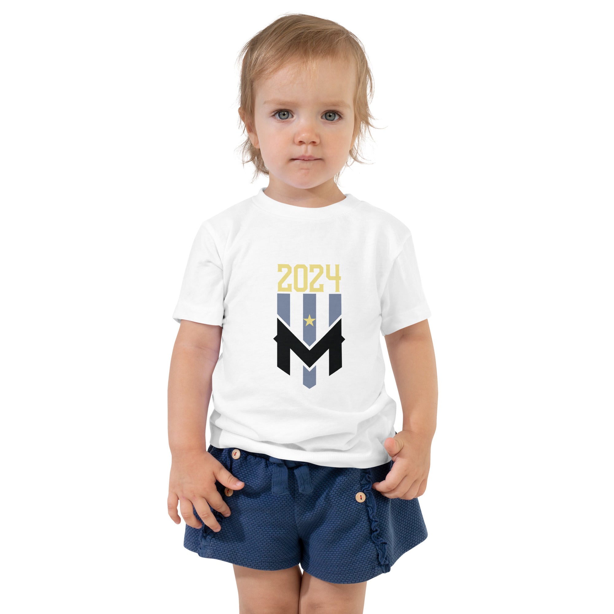 Wind Chill White 2024 Champions Toddler Short Sleeve Tee