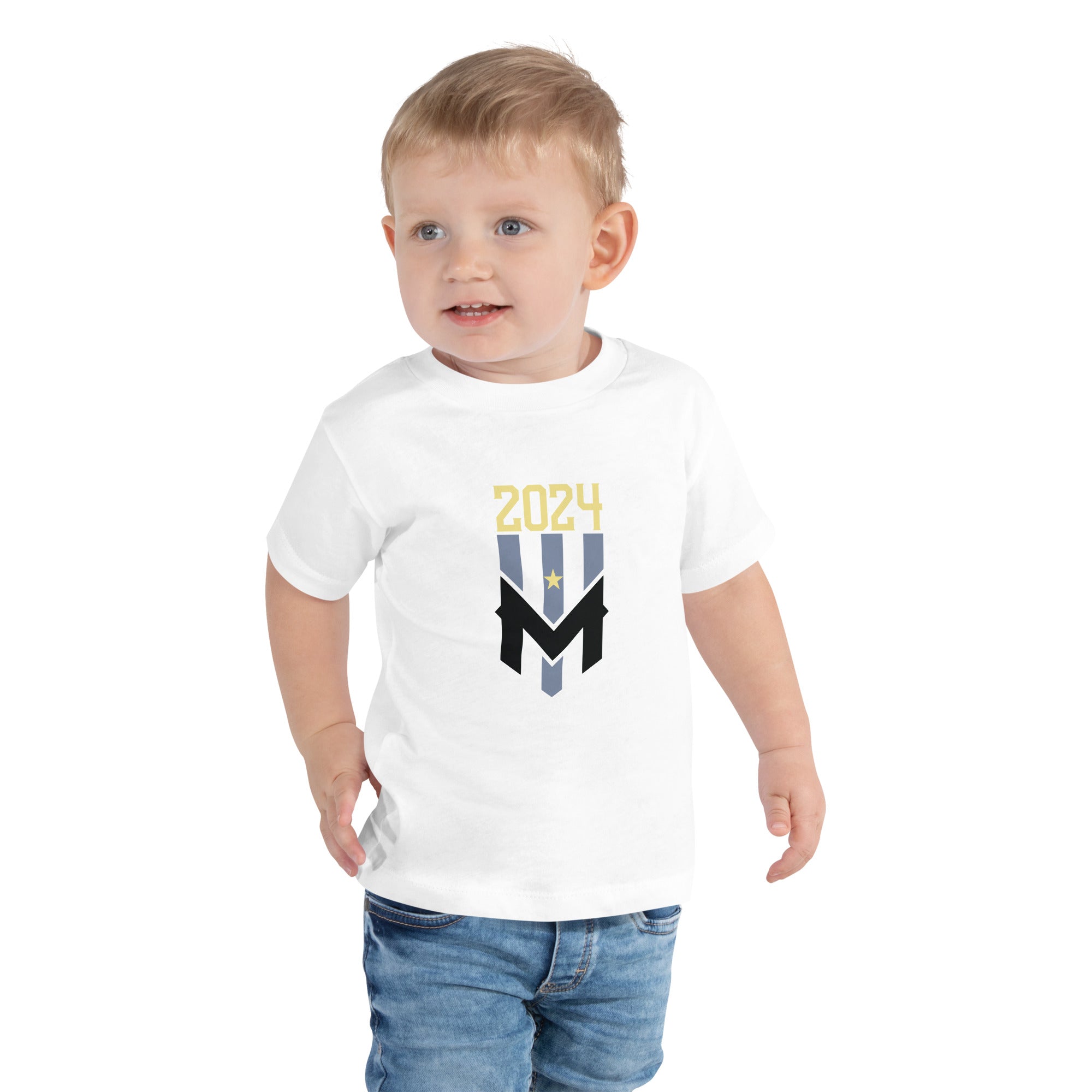 Wind Chill White 2024 Champions Toddler Short Sleeve Tee