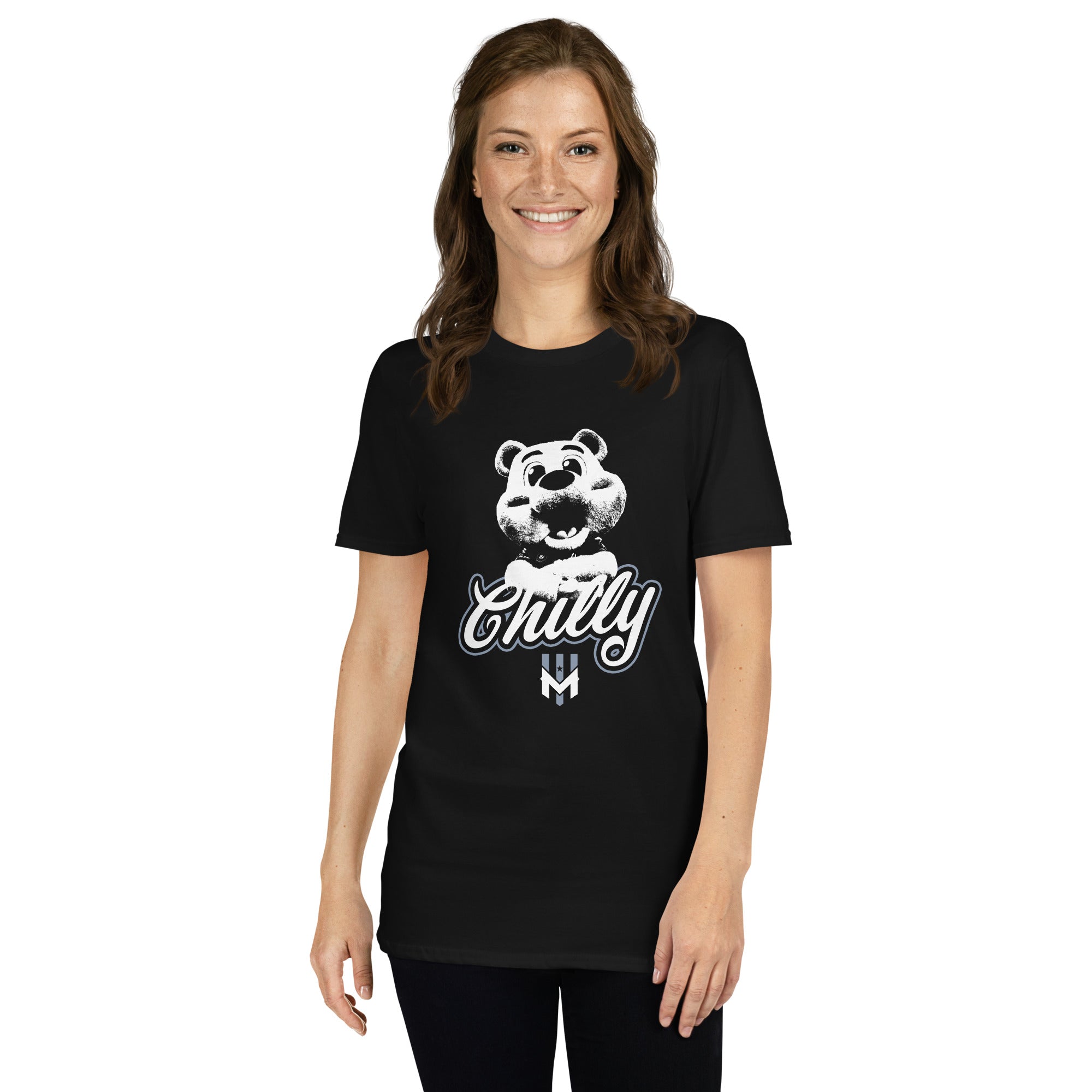 Wind Chill Dark "Chilly the Mascot" T-Shirt
