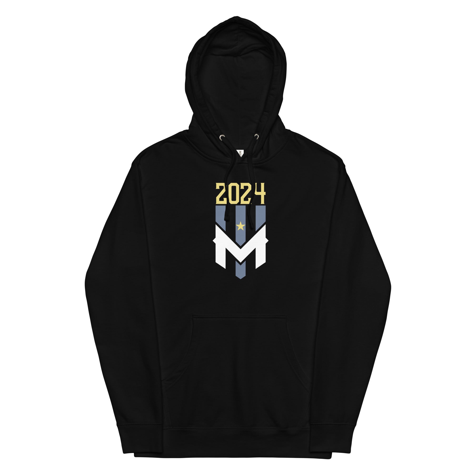 Wind Chill Black Stacked 2024 Champs Midweight Hoodie