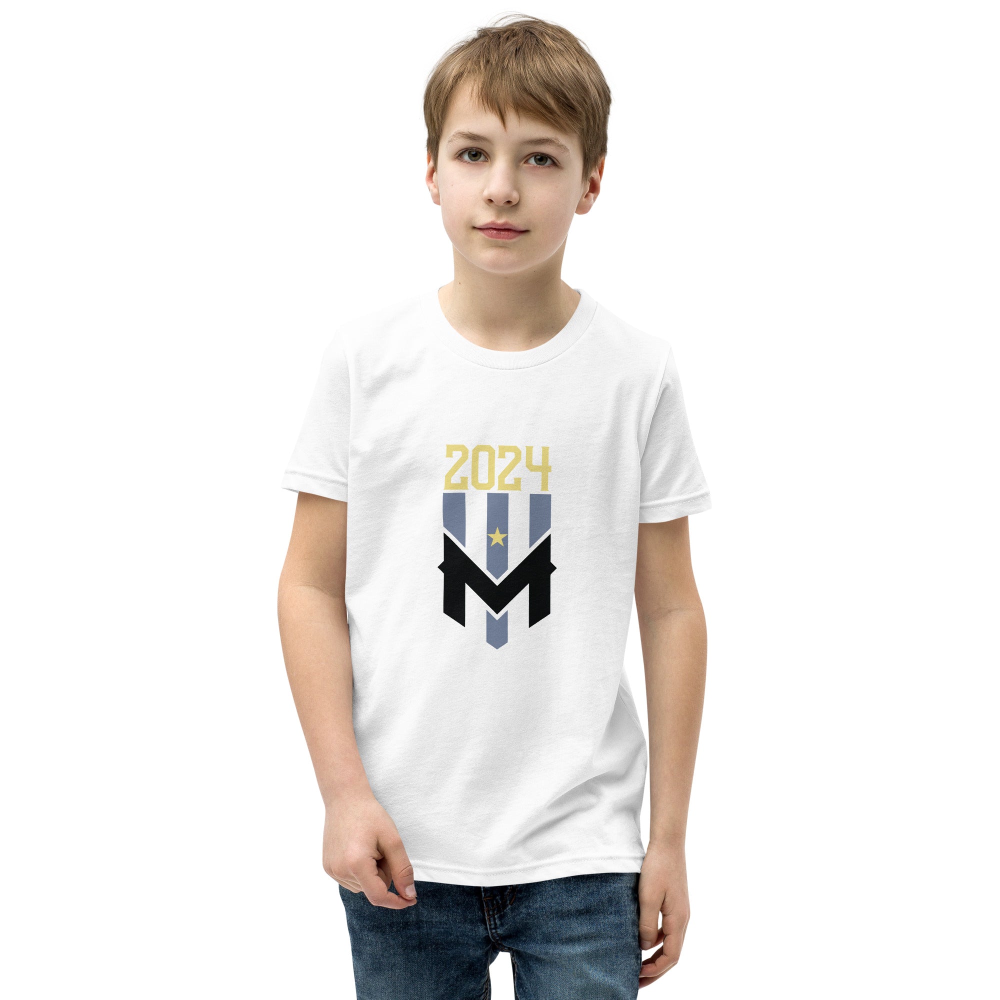 Wind Chill White 2024 Champions Youth Short Sleeve T-Shirt