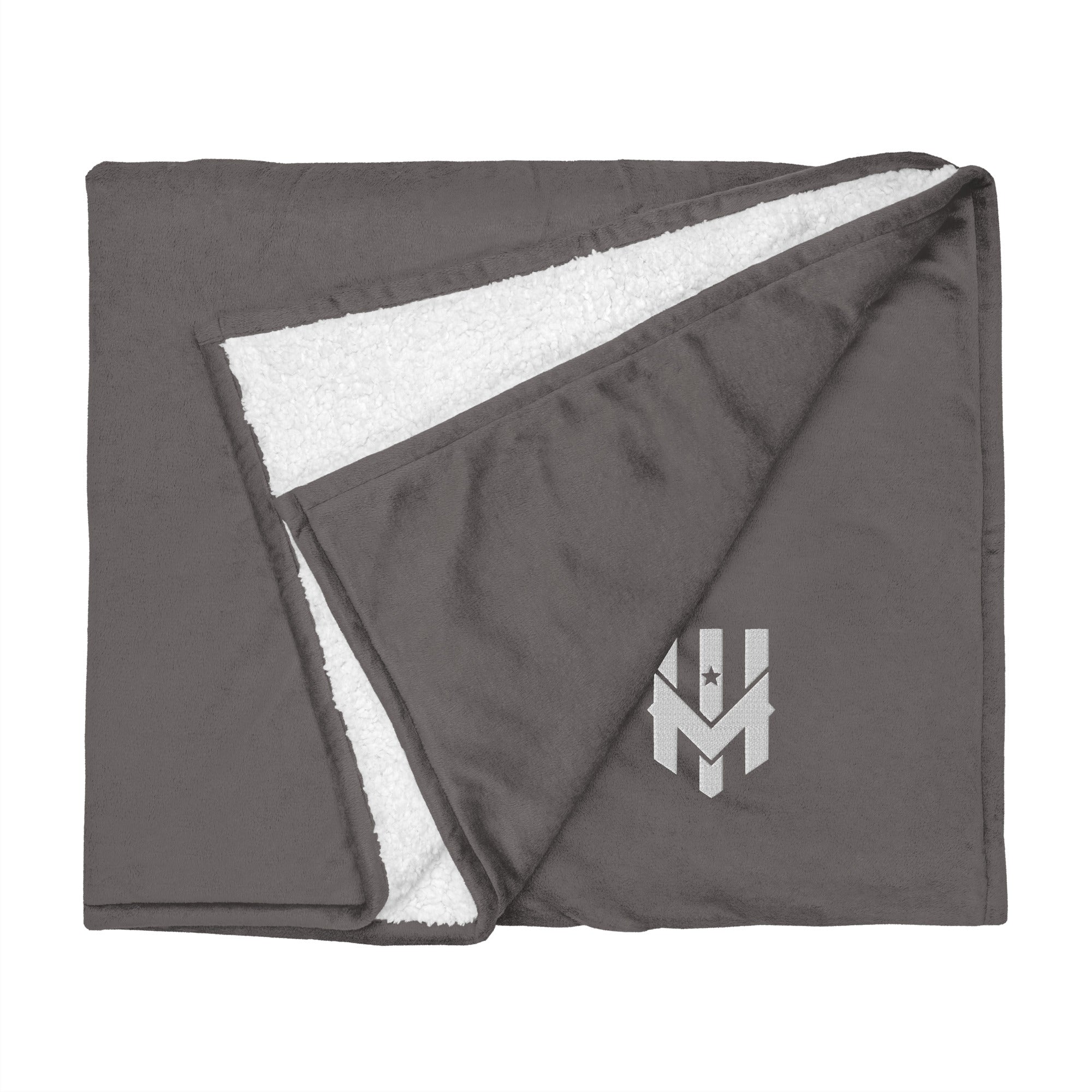 Wind Chill Embroidered Premium Sherpa Blanket (60" x 50")