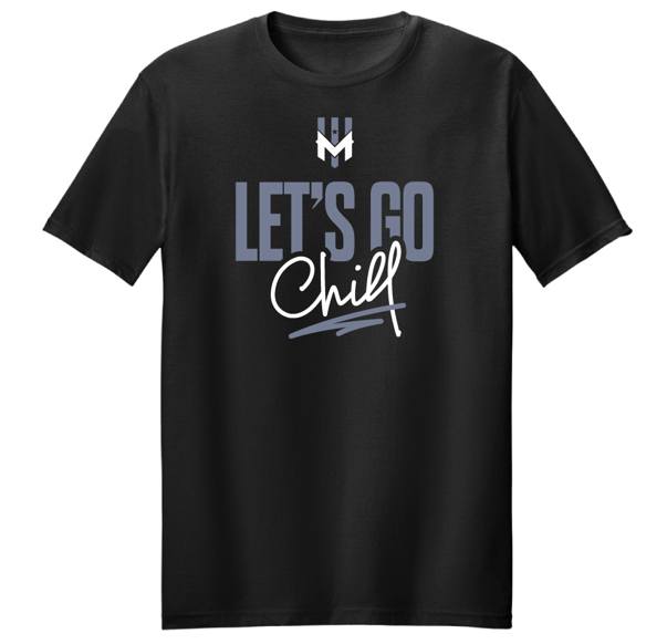Wind Chill Black Let's Go Chill Shirt