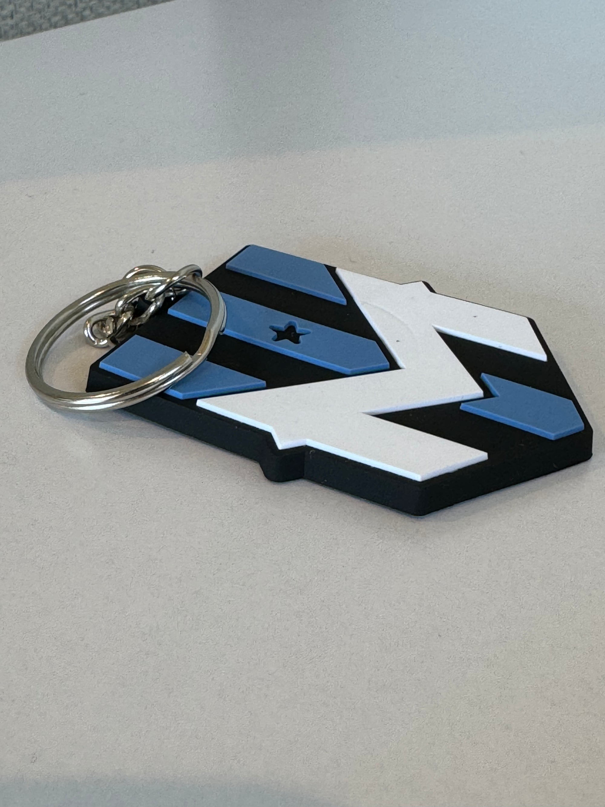 Wind Chill 3D Rubber Keychain