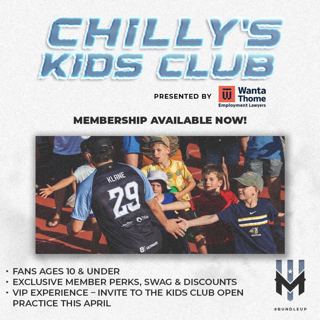 2026 Chilly’s Kids Club Membership