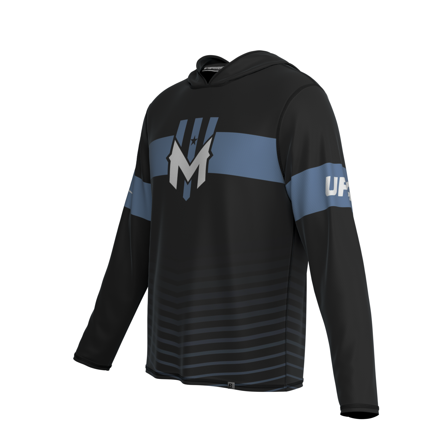 Wind Chill BE Ultimate Taiga Sun Hoodie -  Black Stripe