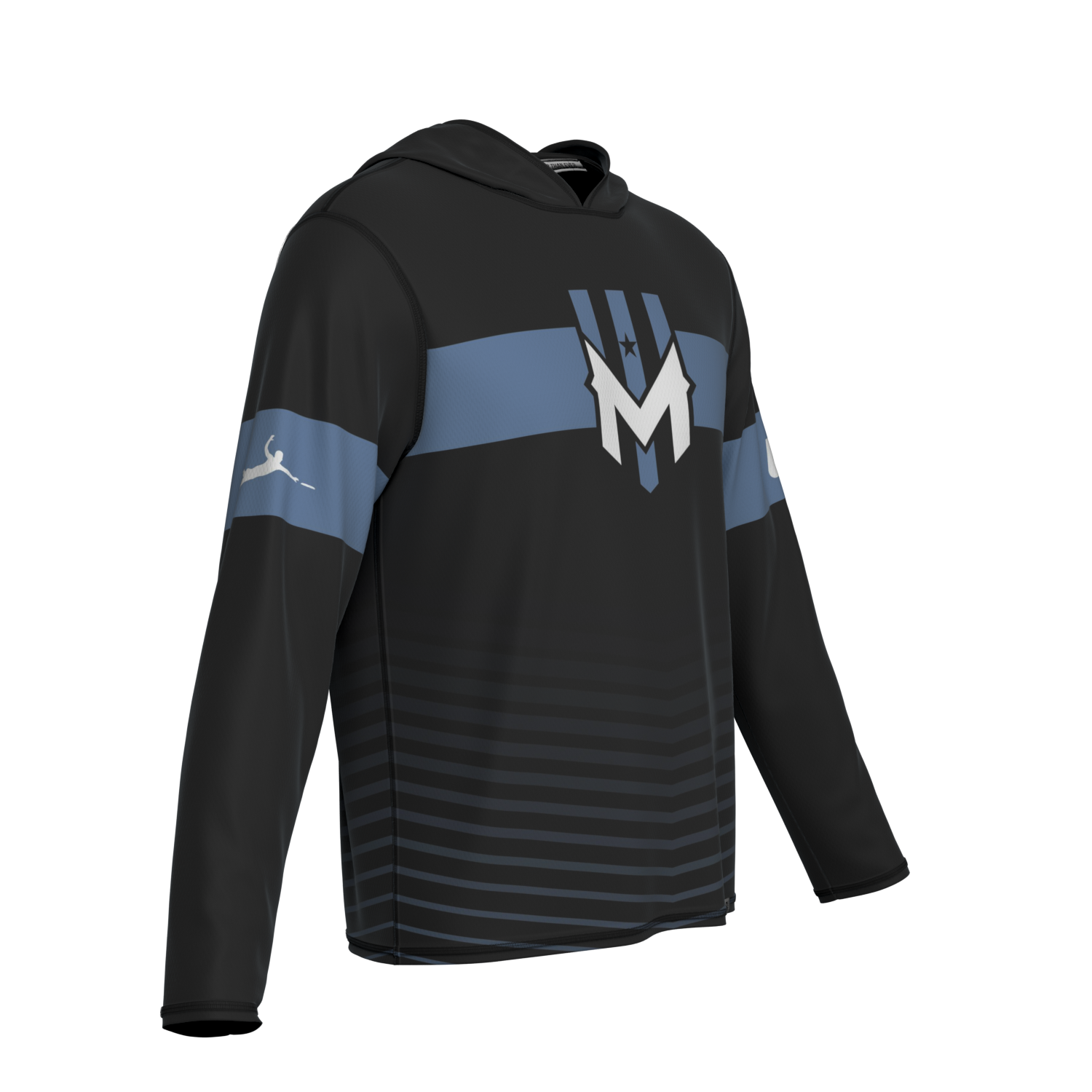 Wind Chill BE Ultimate Taiga Sun Hoodie -  Black Stripe