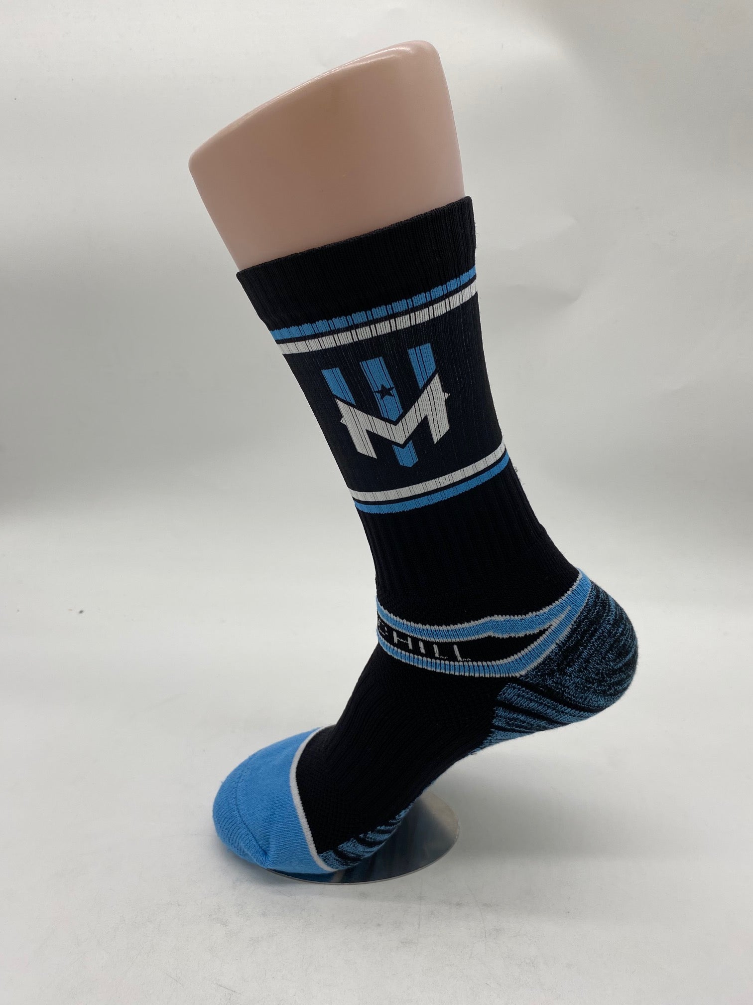 Wind Chill Sublimated Athletic Socks - Black