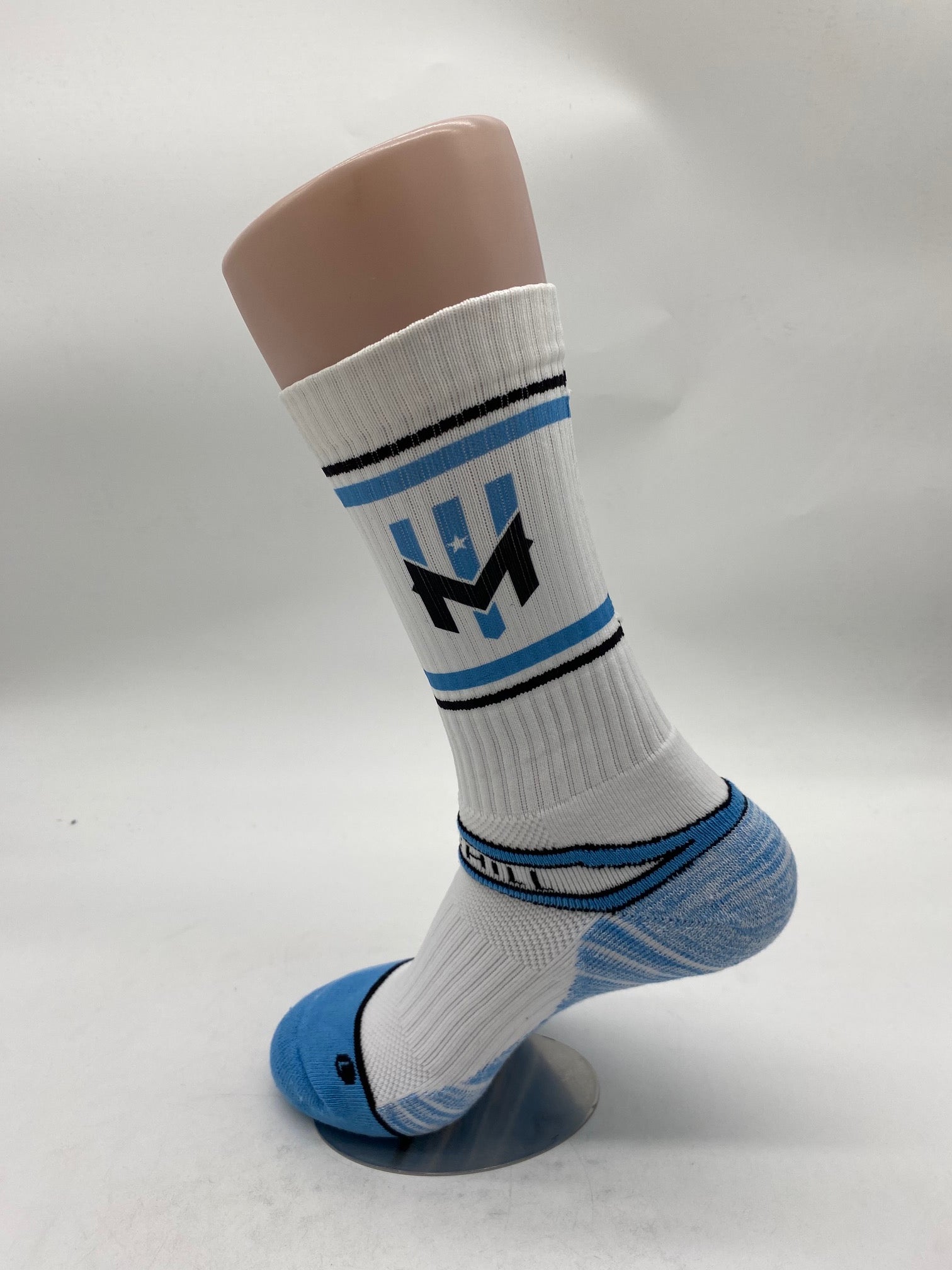 Wind Chill Sublimated Athletic Socks - White