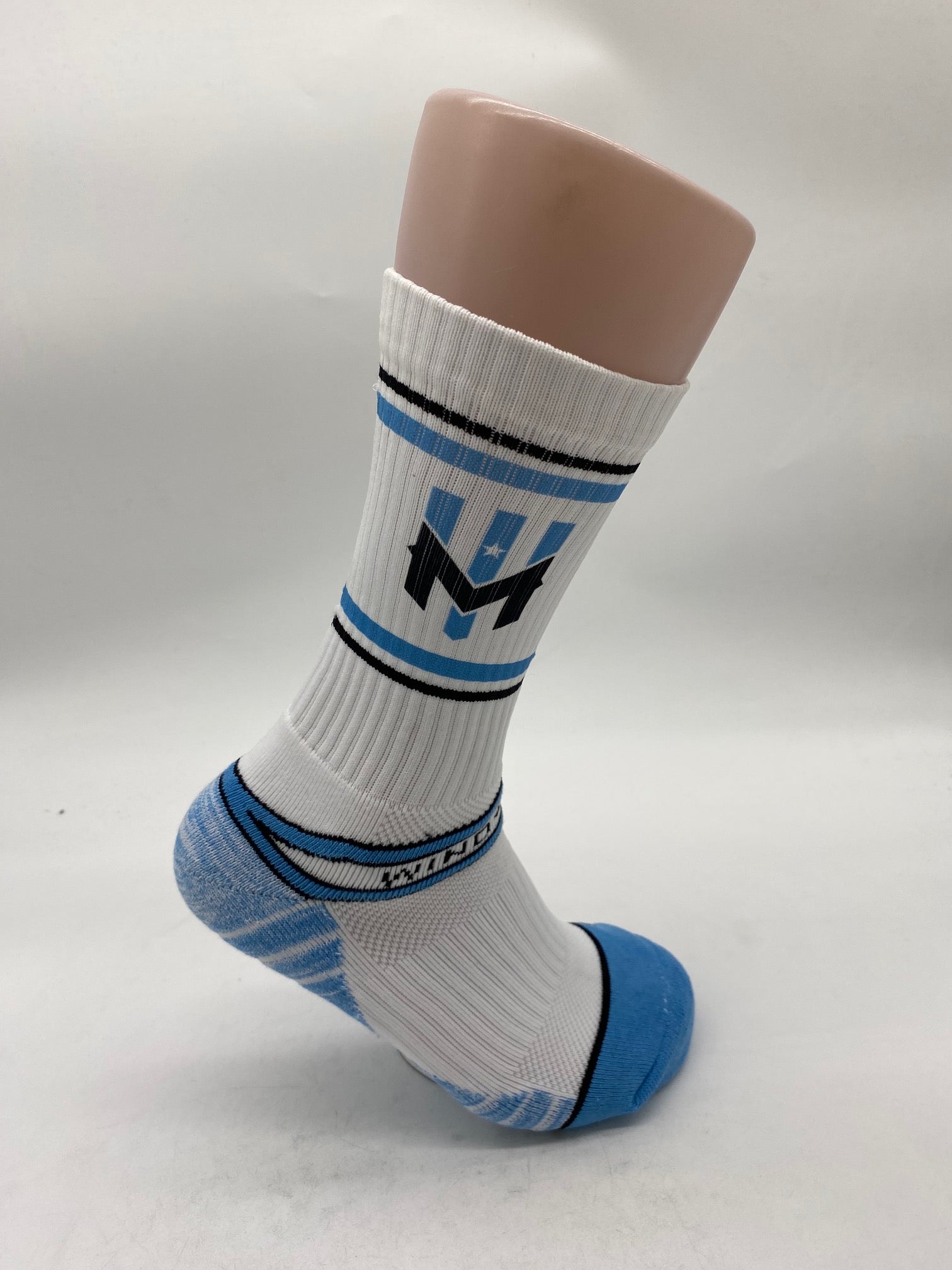 Wind Chill Sublimated Athletic Socks - White