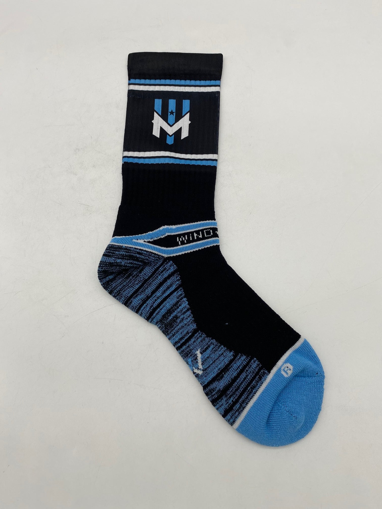 Wind Chill Sublimated Athletic Socks - Black
