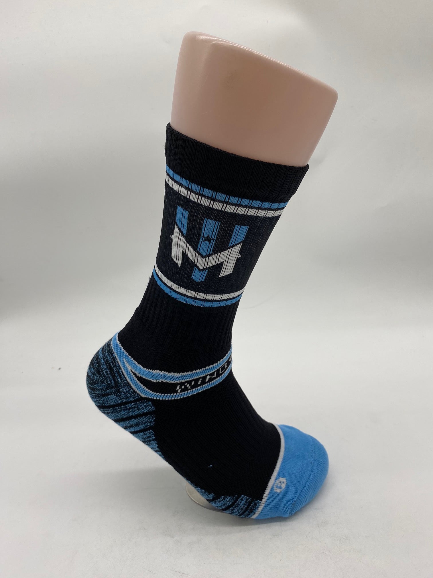 Wind Chill Sublimated Athletic Socks - Black