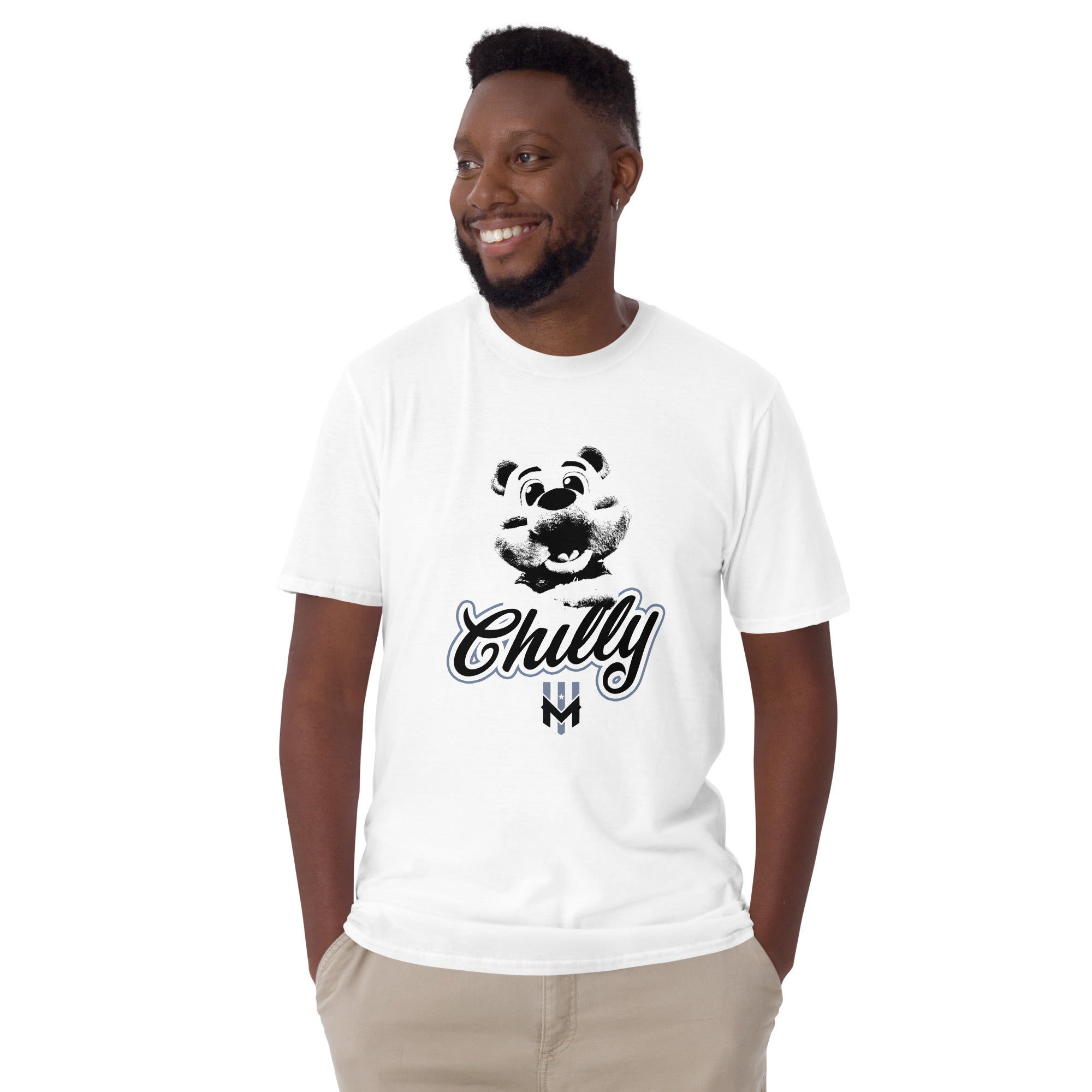 Wind Chill White "Chilly the Mascot" T-Shirt
