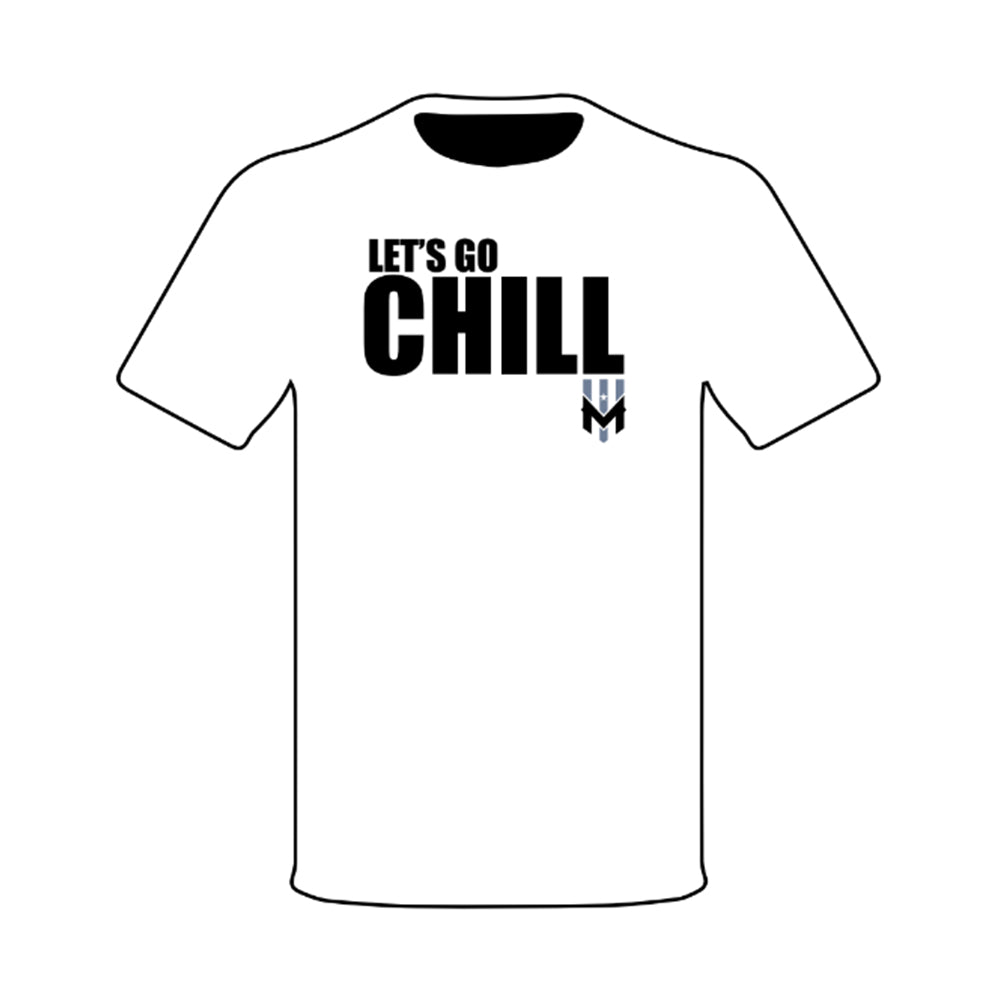 Wind Chill White Let's Go Chill T-Shirt