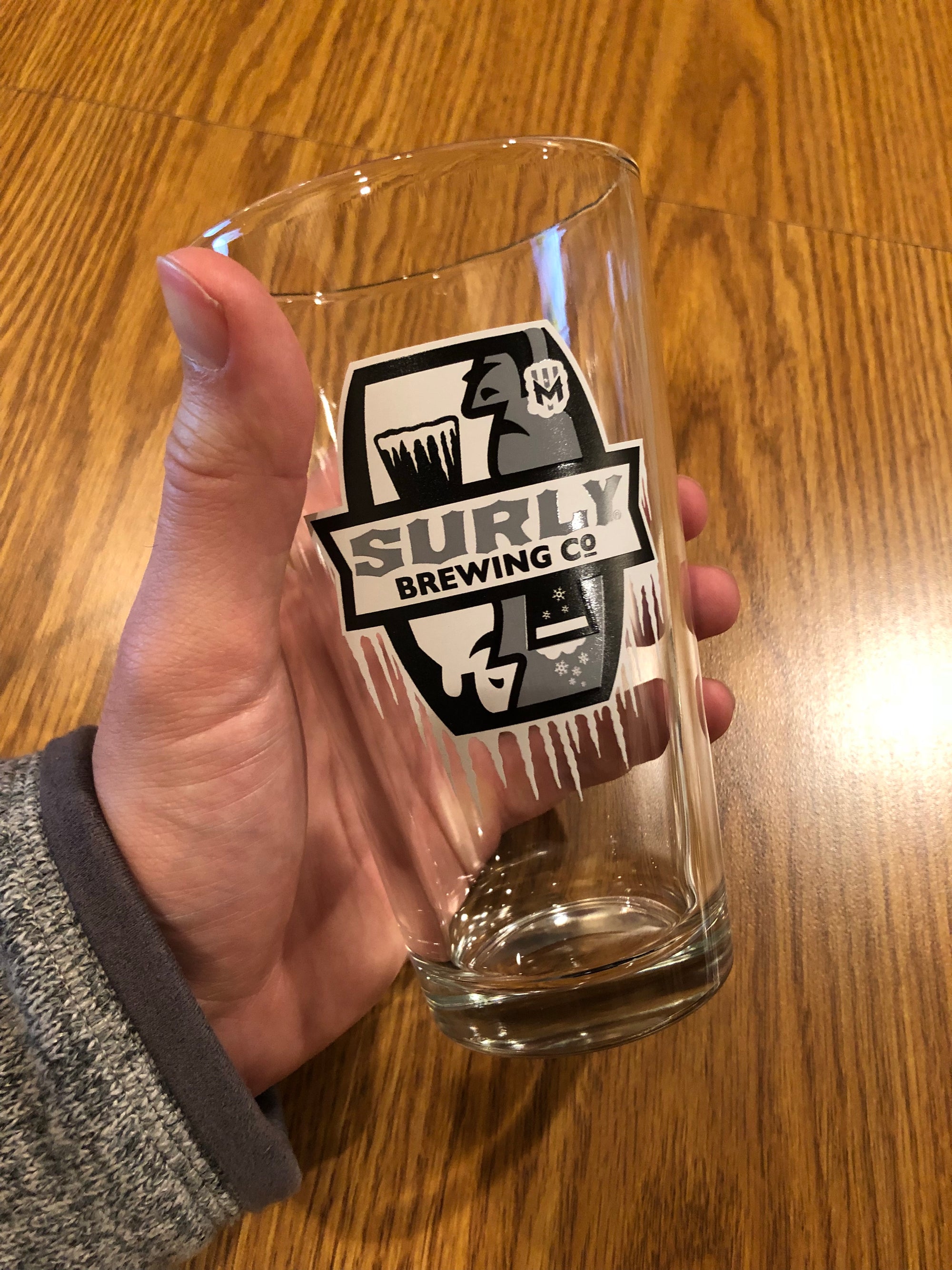 Wind Chill Surly Fusion Pint Glass