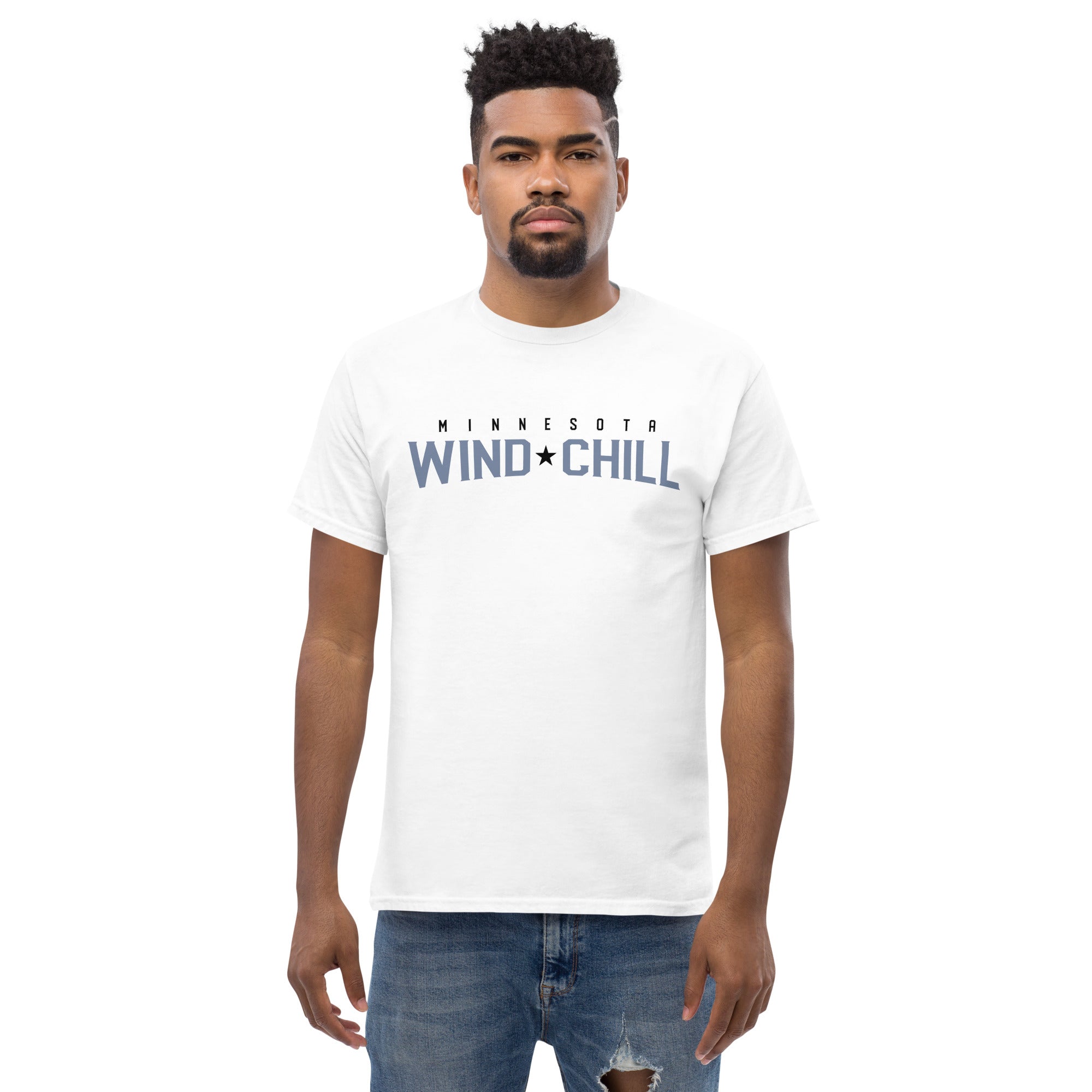 Wind Chill White Wordmark T-Shirt